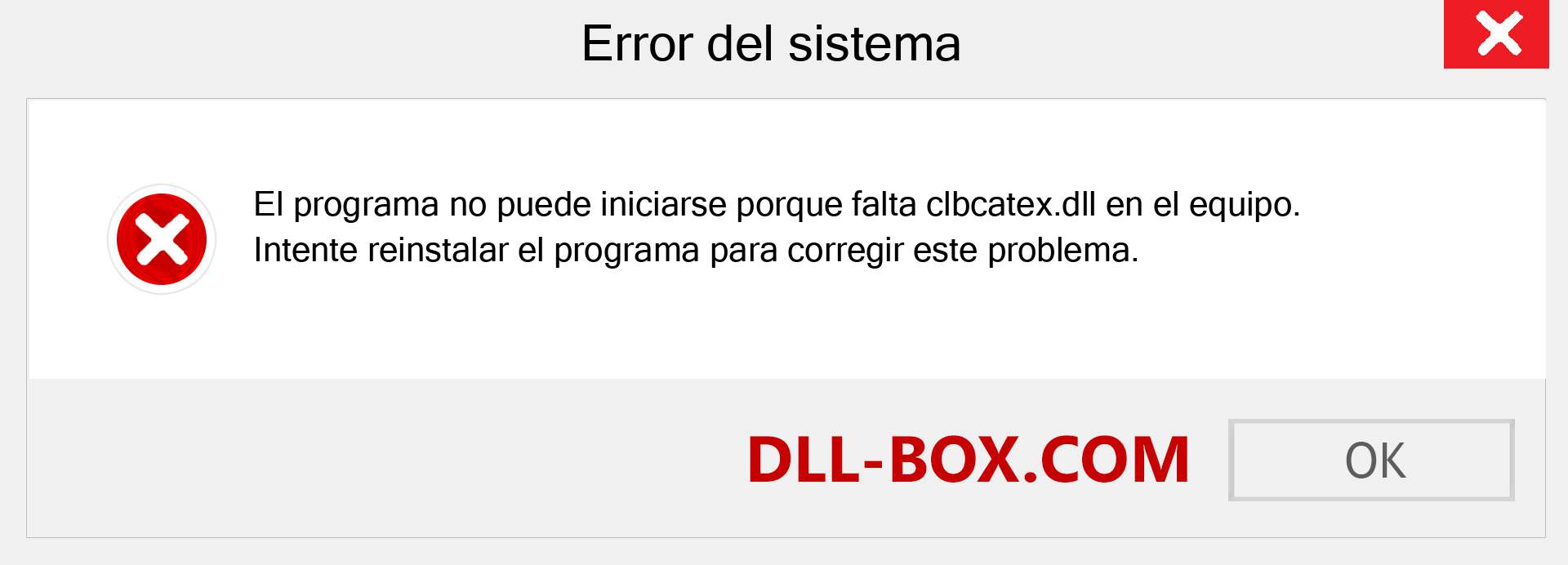 ¿Falta el archivo clbcatex.dll ?. Descargar para Windows 7, 8, 10 - Corregir clbcatex dll Missing Error en Windows, fotos, imágenes