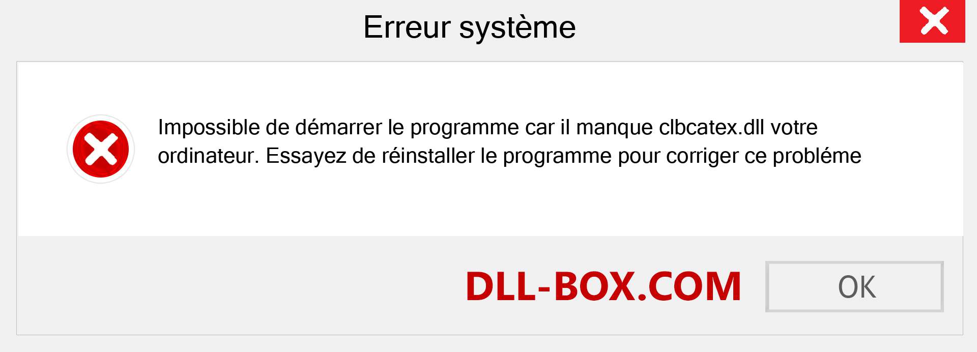 Le fichier clbcatex.dll est manquant ?. Télécharger pour Windows 7, 8, 10 - Correction de l'erreur manquante clbcatex dll sur Windows, photos, images